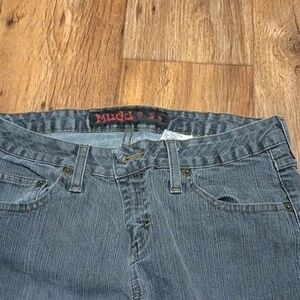 Mudd Gray Flare Legged Skinny Jeans Sive 11 Juniors